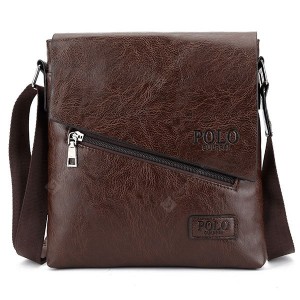 Leather Casual Business Briefcase Mens Messenger Vintage Men'S Crossbody Shoulder Bag