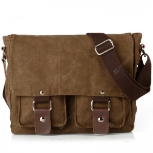 Stylish Cover Type Canvas Camera Chest Bag