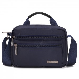 Men's Classic Solid Color Waist Bag Simple Stylish Shoulder Pack