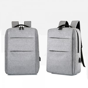 Unisex USB Charging Jack Backpack Business Travel Laptop Bag 4 Colours