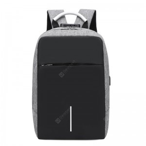 Men Leisure Laptop Backpack with USB Port