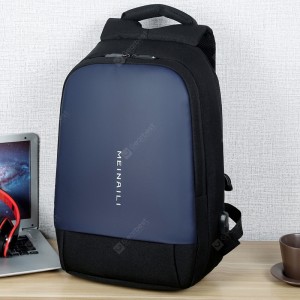 xingtiandi1801 Men's Contrast Business Casual Backpack Comfortable Strap