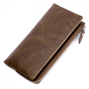 Multi-function Men's Wallet Head Layer Leather