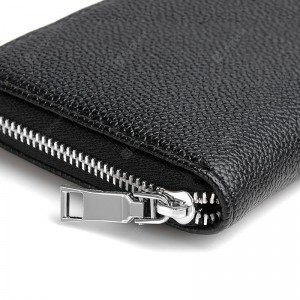 Men's Clutch Wallet Long Style Single Zipper Fashion