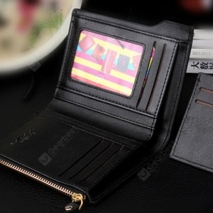 Fashion Creative Men's Zipper Multi-function Wallet