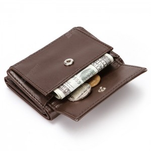 Men's Mini Wallet Portable Key Purse European American Creative PU Money Pack
