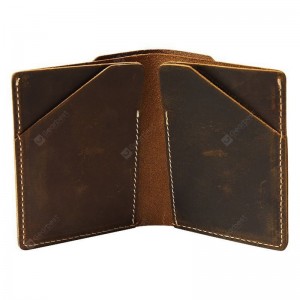 YAJIANMEI LS837 Men's Genuine Leather Wallet Multifunction Purse Retro Bag