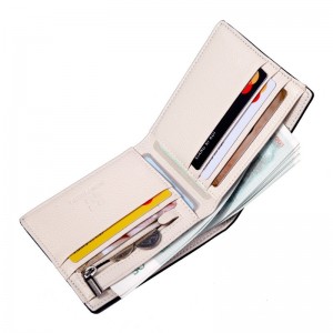 Men's Cross Pattern Multi-card Internal Wallet