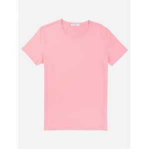 ZAN.STYLE Crew Neck T Shirt - Pink M