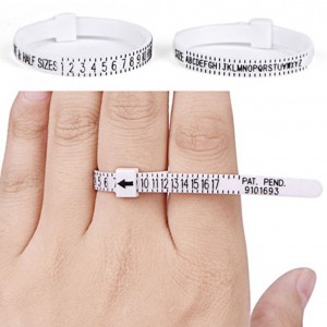 Ring sizer UK US Official British Finger Measure Gauge Men and Womens Sizes A-Z 1-17