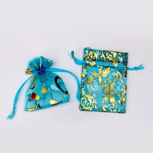 50pcs Organza Jewelry Gift Pouch Bags 7x9cm Mixed Color