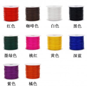 1PC 0.8mm Strong Colorful Crystal Elastic Beading Line Cord Thread String DIY Necklace Bracelet Jewelry Making(60M)
