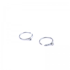 18Pcs Crystal Nose Ring Hoop Bone Stud Surgical Steel Body Piercing Jewelry