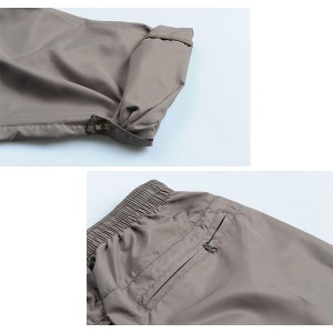 Mens Outdoor Sport Pants Elastic Waist Water-repellent Thin Quick-Dry Trouser