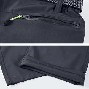 Mens Outdoor Waterproof Breathable Elastic Quick Dry Thin Hiking Pants
