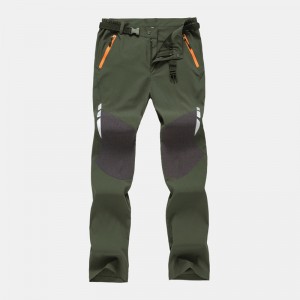 Mens Cool Handsome Wild Outdoor Duick Drying Thin Hiking Pants