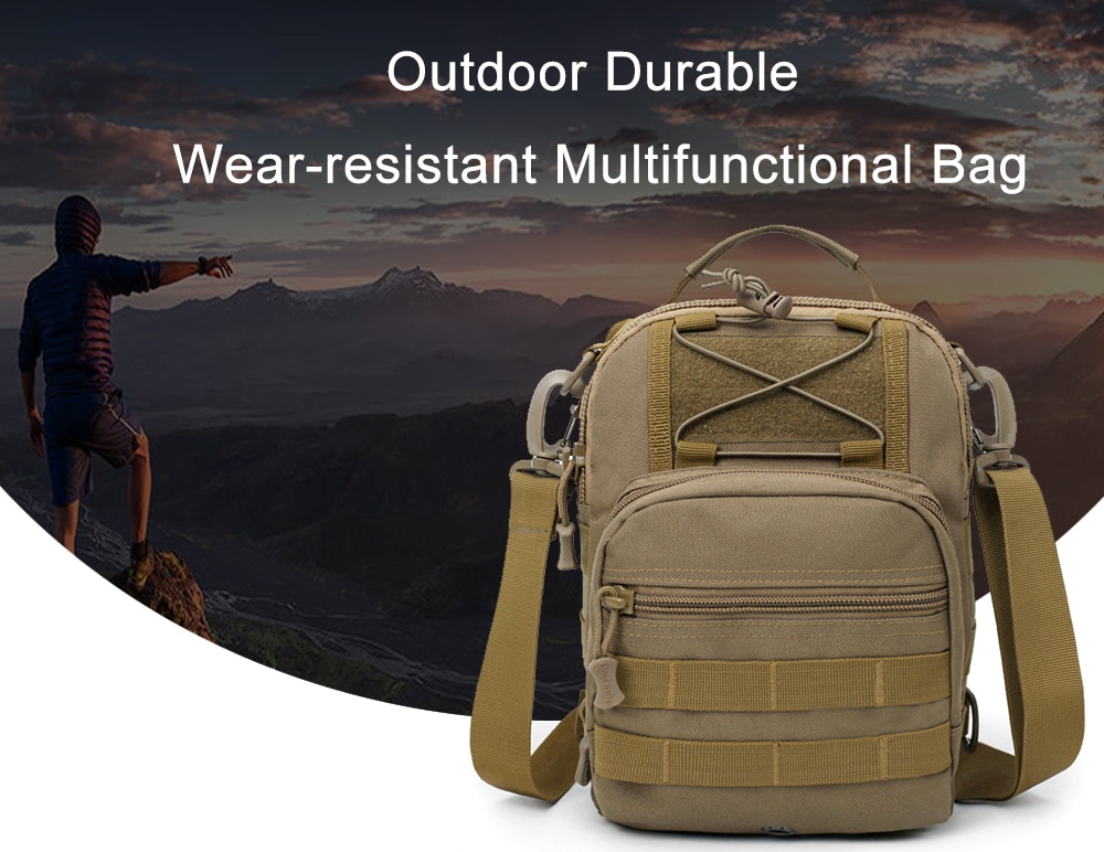 Durable Wear-resistant Waterproof Chest Bag- Black